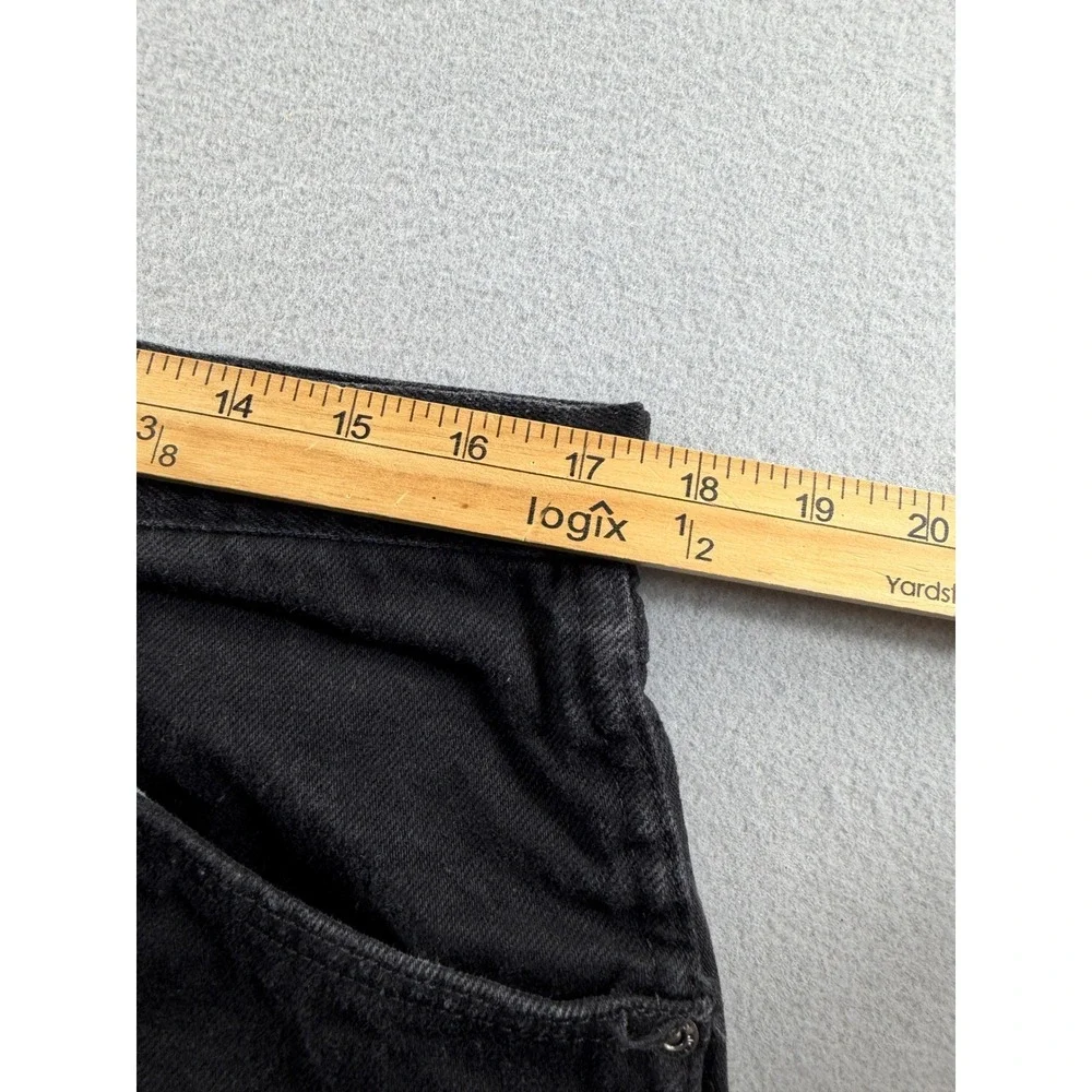 Wrangler Authentic Jeans Mens 36x30 Black Regular Fit Made in USA Cotton